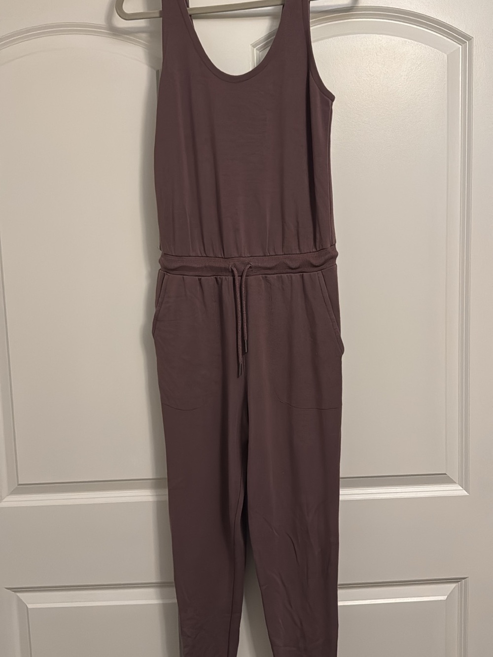 Athleta Cotton Jumpsuit with Drawstring Waist